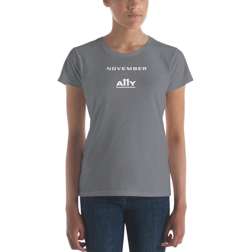 Women's November x A11y tee