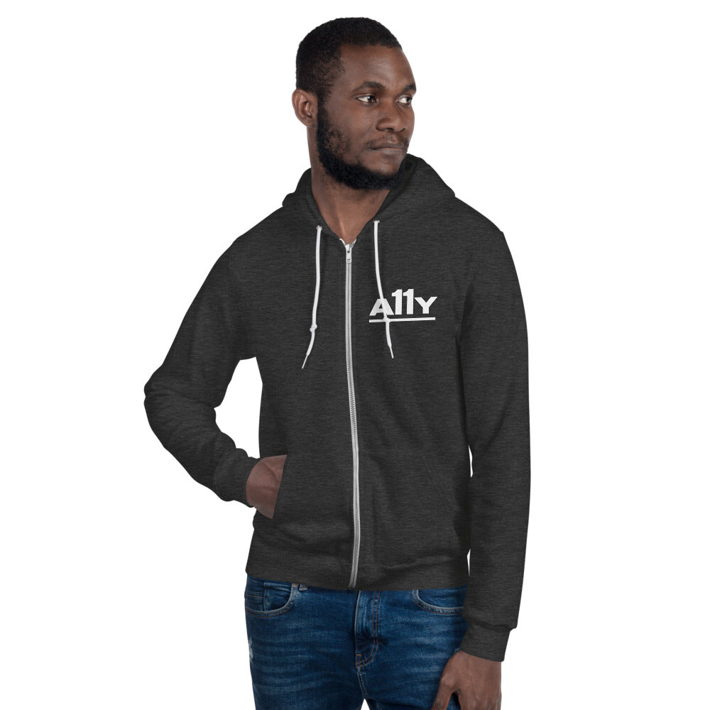 A11y badge unisex hoodie