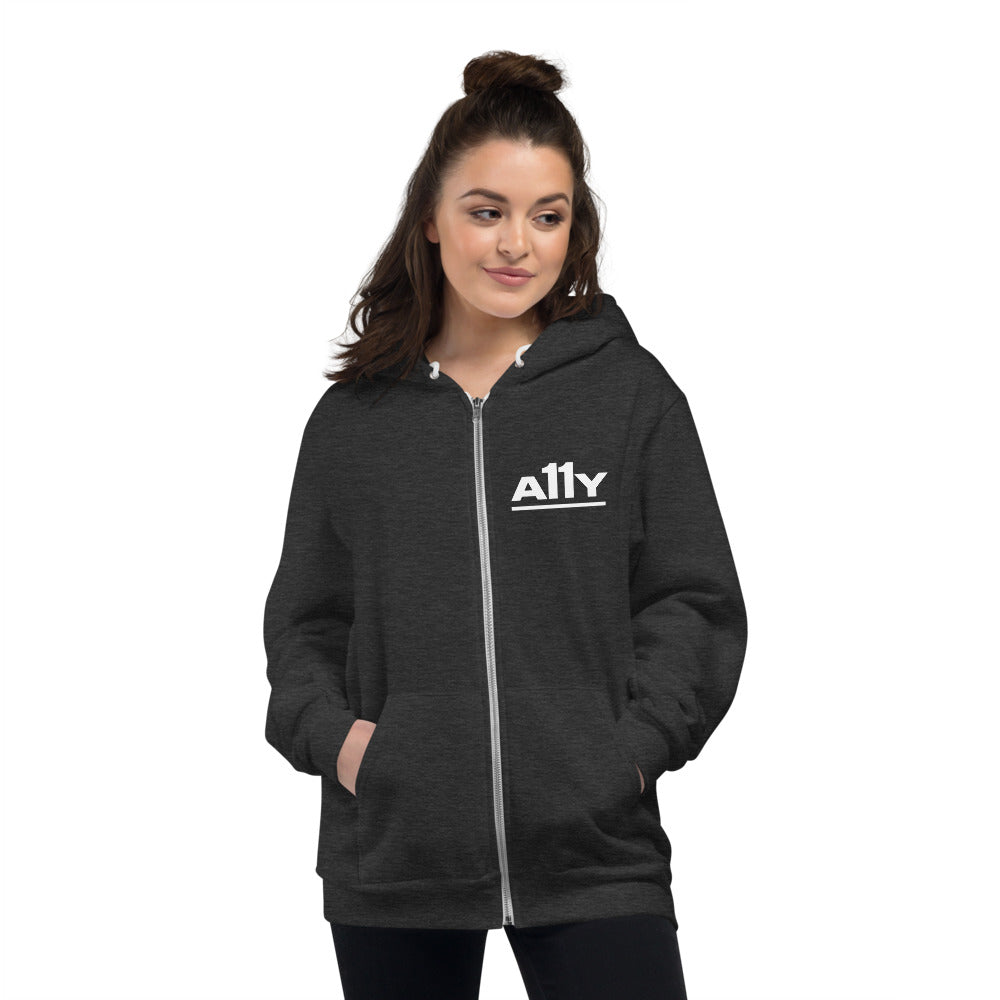 A11y badge unisex hoodie