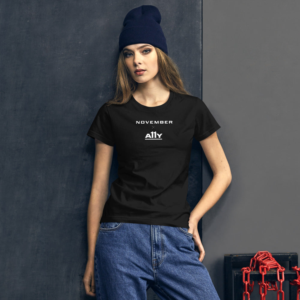 Women's November x A11y tee